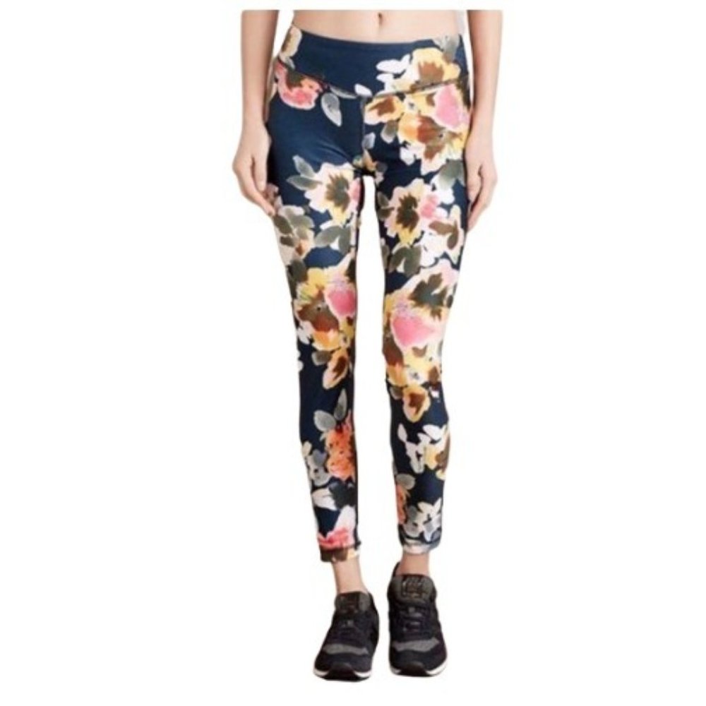 Anthropologie Floral Leggings - Multicolor